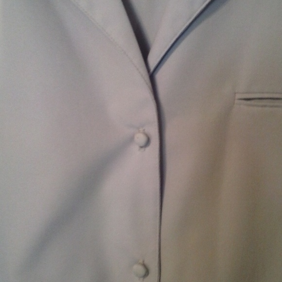 DC COLLECTIONS SILKY LAVENDER LONG SLEEVE BLOUSE - Picture 5 of 7